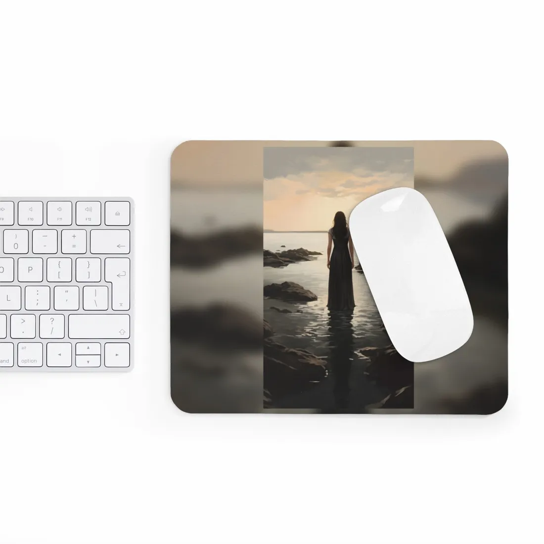 Urban Portrait: City Building Background - Mouse Pad