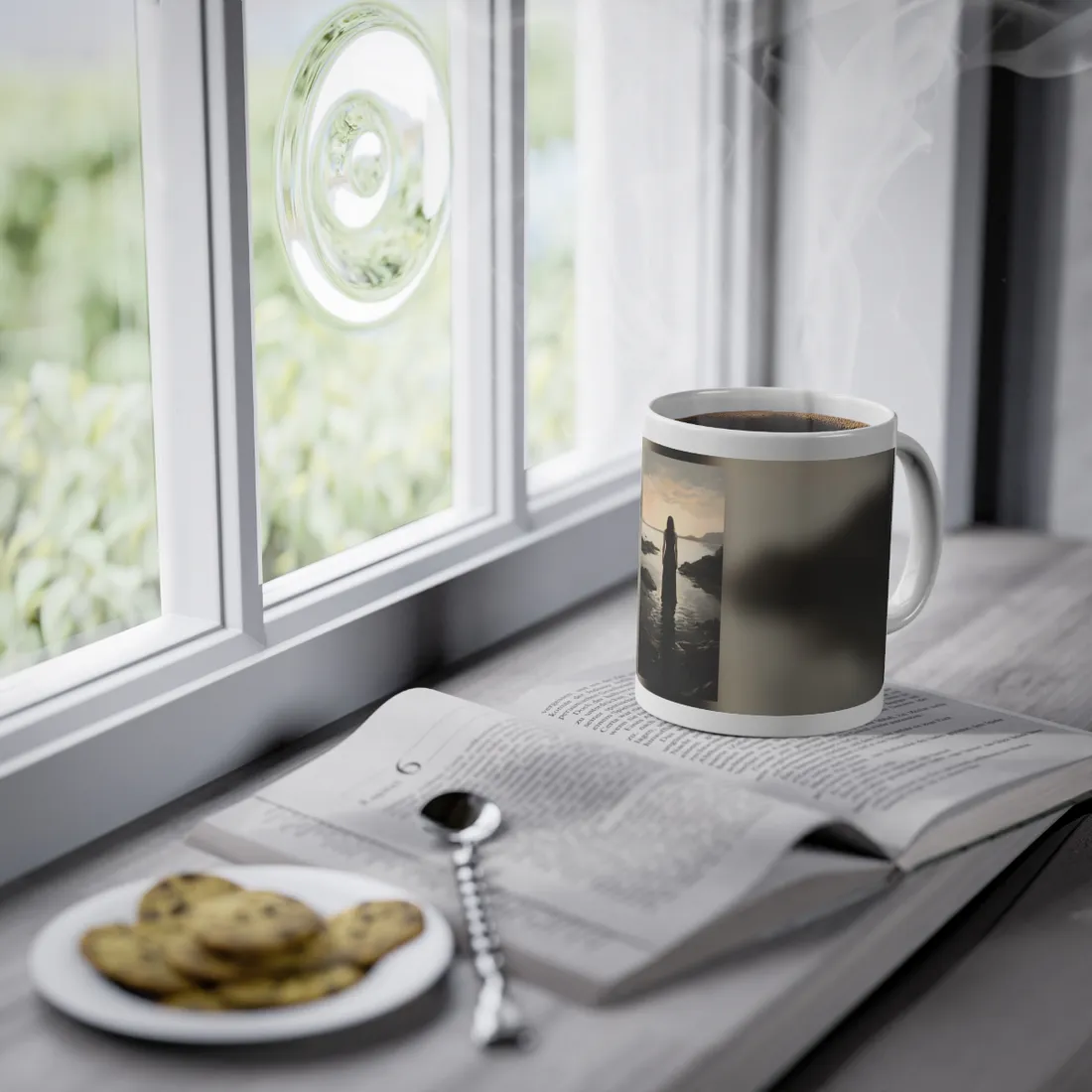 Urban Portrait: City Building Background - Mug