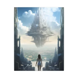 Floating City Pathway Canvas Print