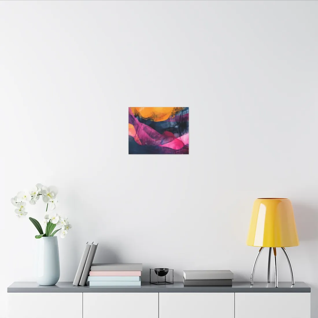 Vibrant Abstract Art: Organic Patterns in Modern Colors - Canvas