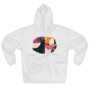 Abstract Geometric Shapes Print Hoodie