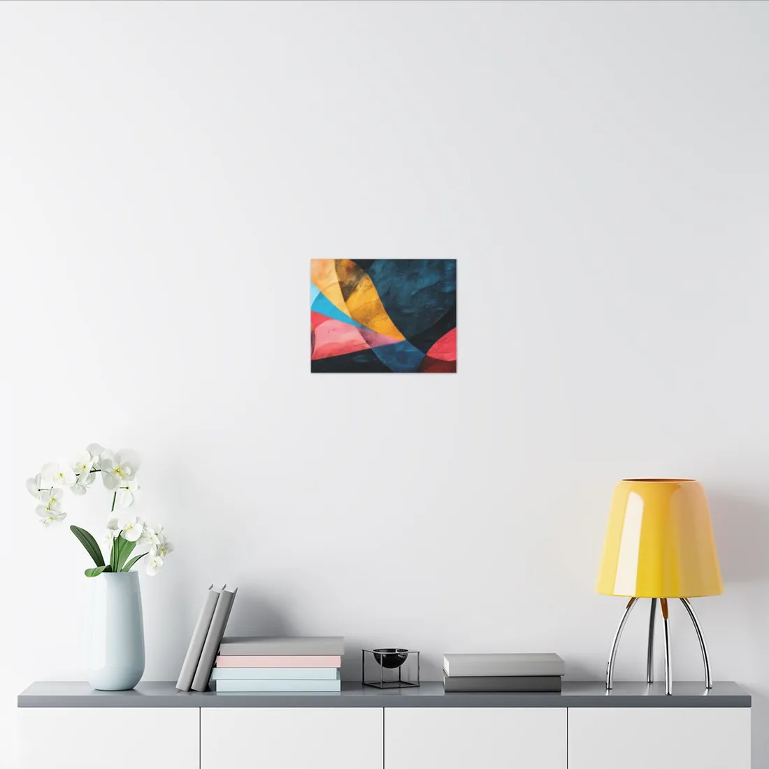 Vibrant Abstract Textured Design: Colorful - Canvas