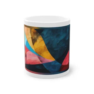 Abstract Painted Wall Curves Mug