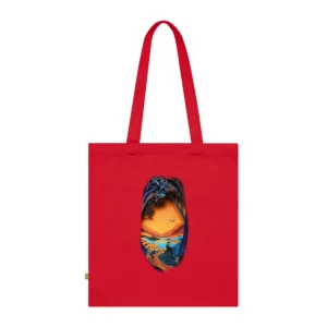 Deer in Paper-Cut Forest Tote Bag