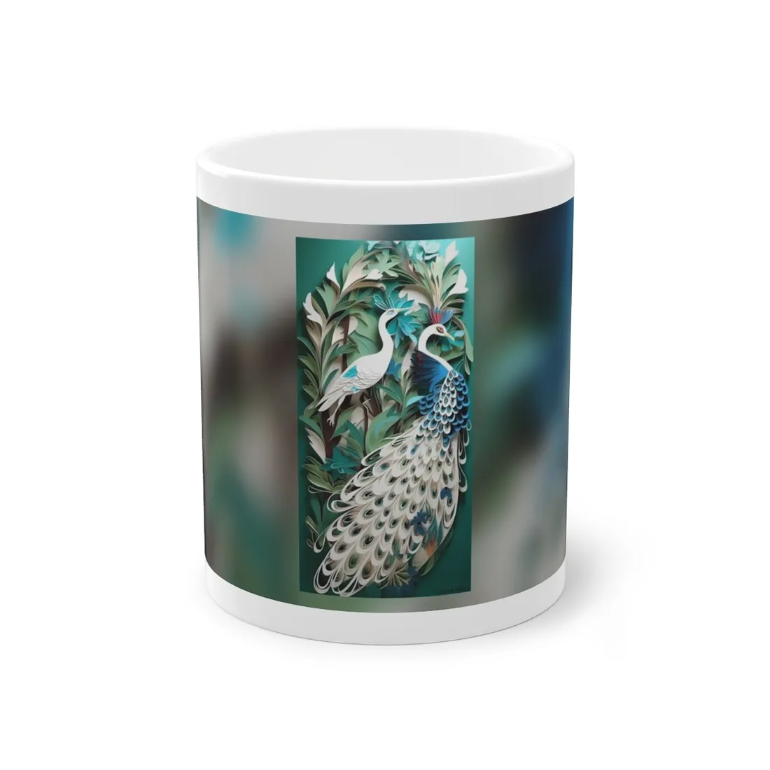 Vibrant American Rock Landscape: Serene Scene with Clear Skies - Mug
