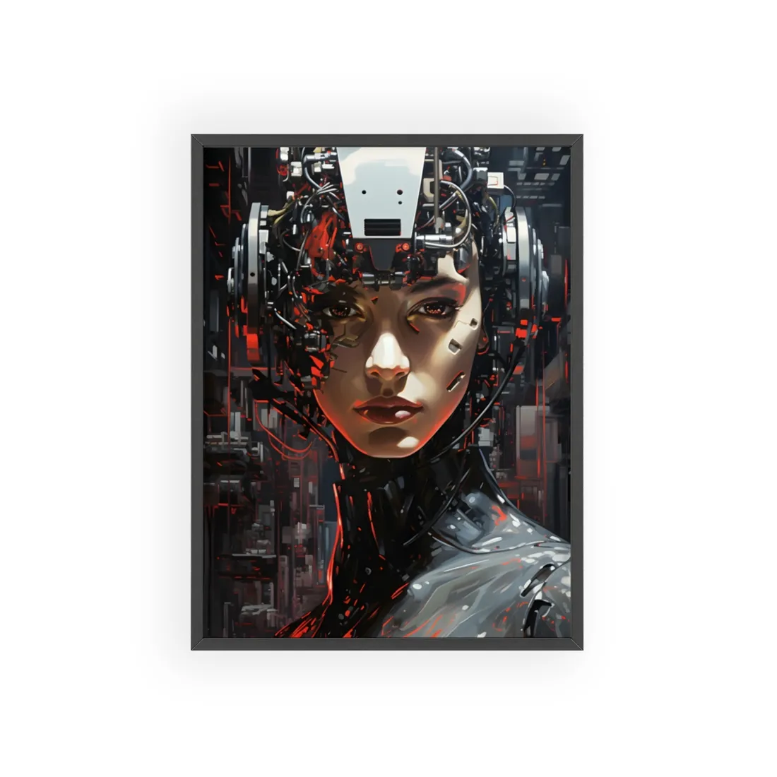 Vibrant Art Heist: Charismatic Thieves in Action - Framed Poster