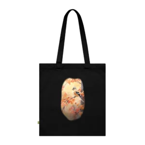 Crested Bird in Autumn Tote Bag