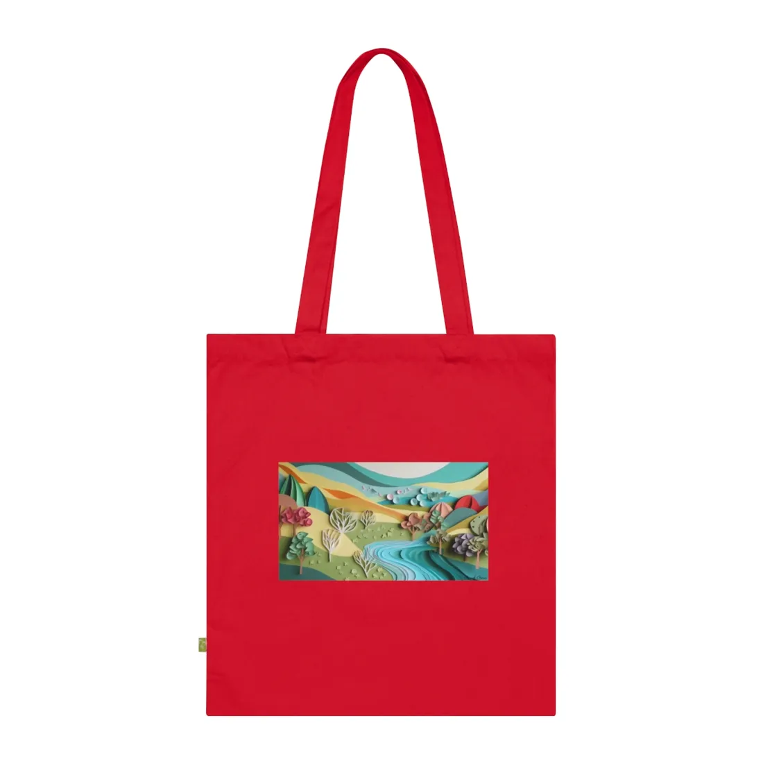 Vibrant Beach Landscape: Peaceful - Tote Bag