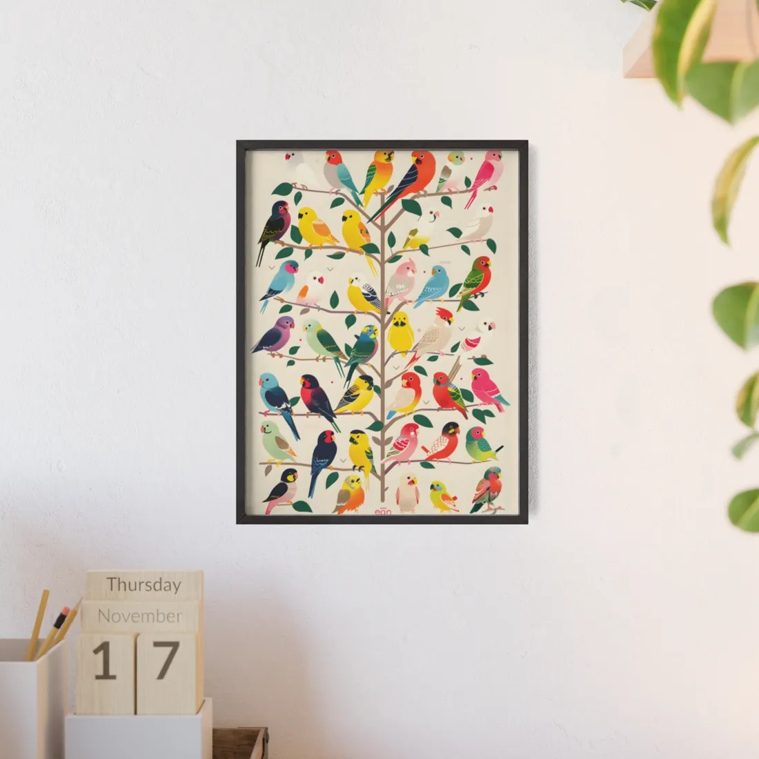 Vibrant Chart: Exploring Different Levels - Framed Poster