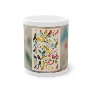 Parakeet Tree Gathering Mug