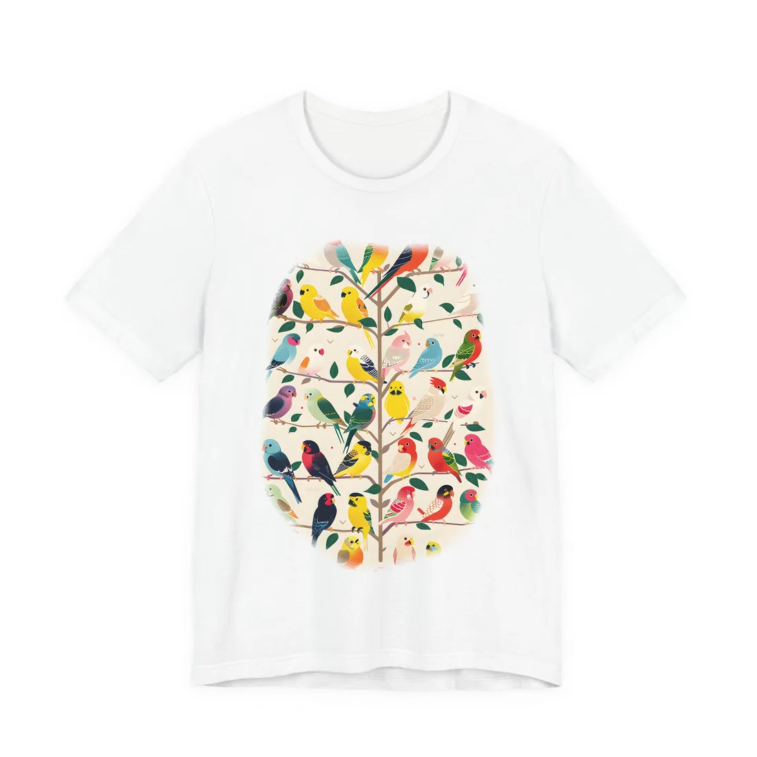 Vibrant Chart: Exploring Different Levels - T-Shirt (White)