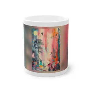 Children in a Colorful Forest Mug