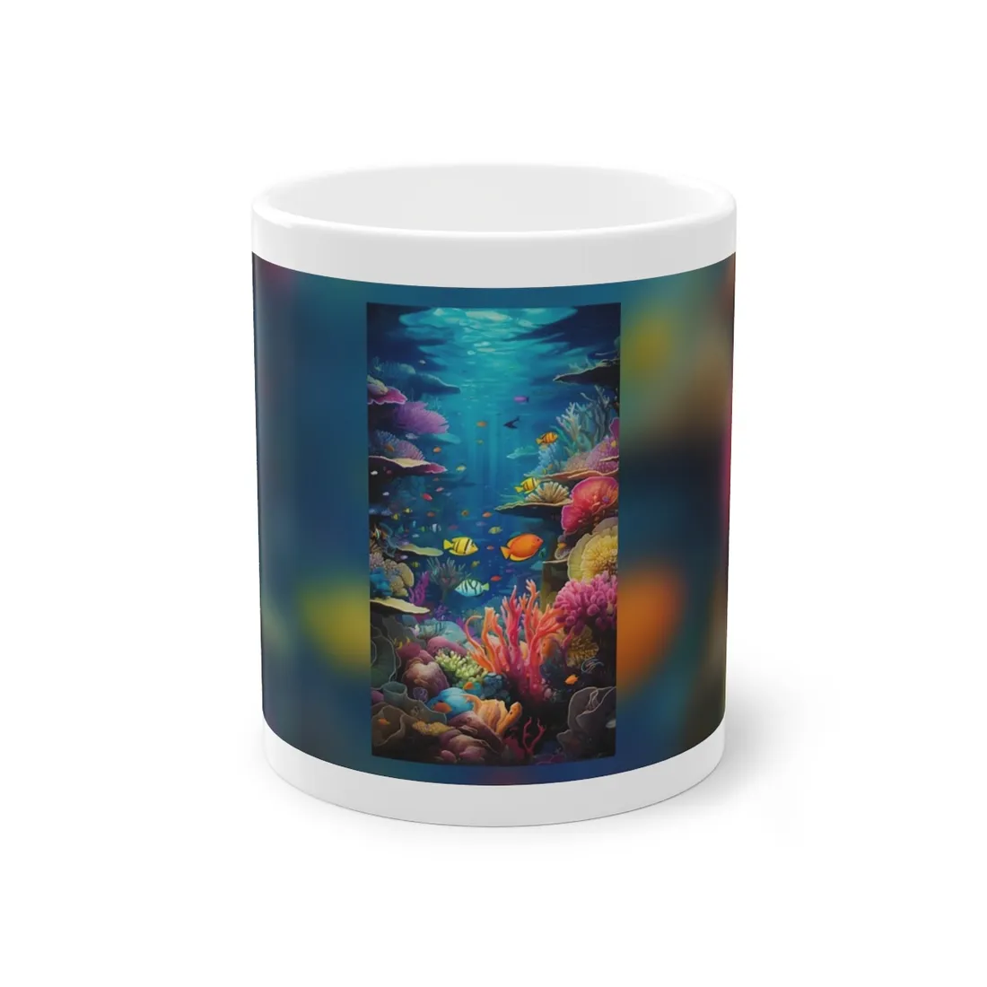 Vibrant Coral Reef Sanctuary: Marine Life - Mug
