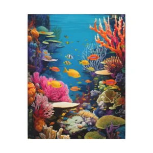Coral Reef with Fish Canvas Print