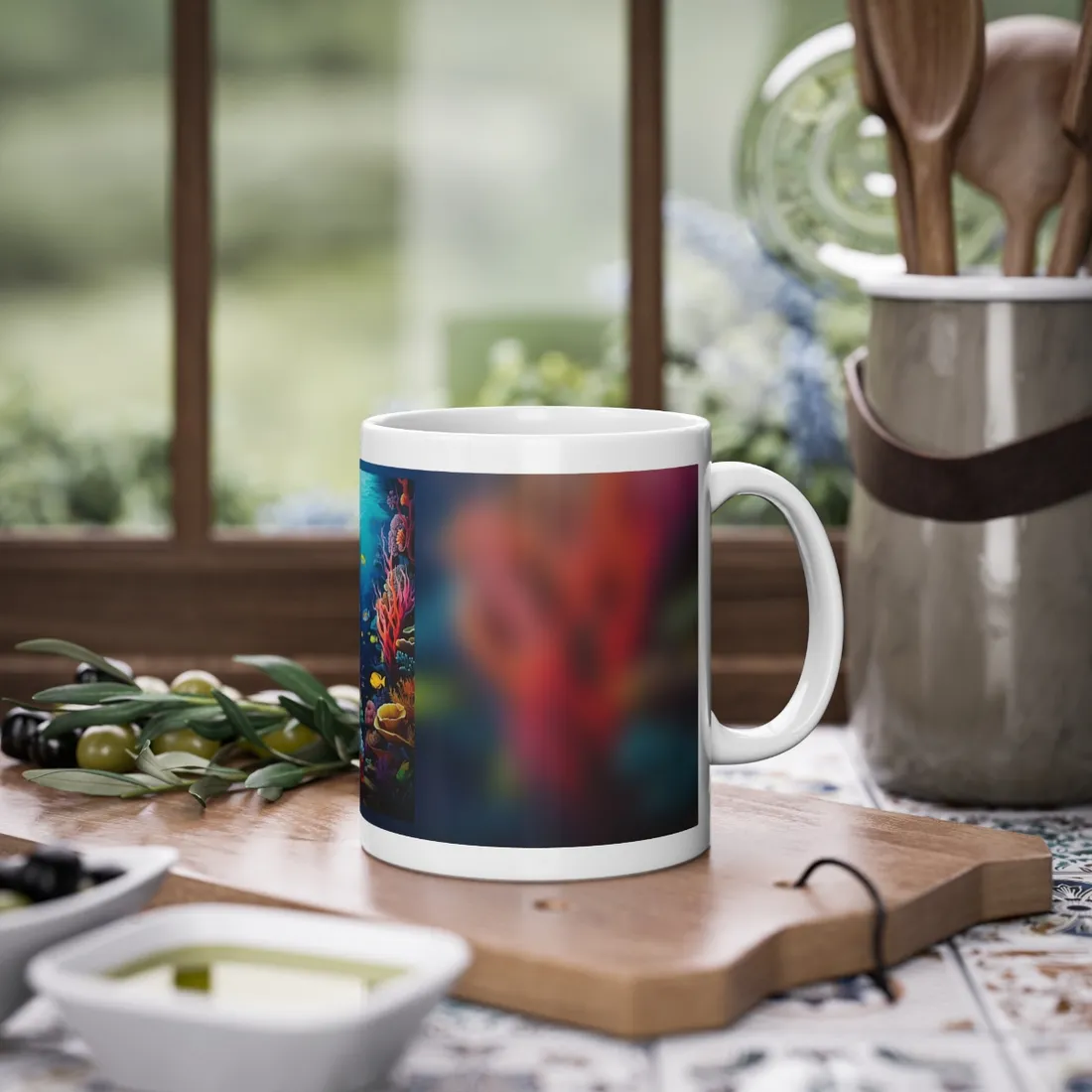 Vibrant Coral Reef: Underwater Paradise - Mug