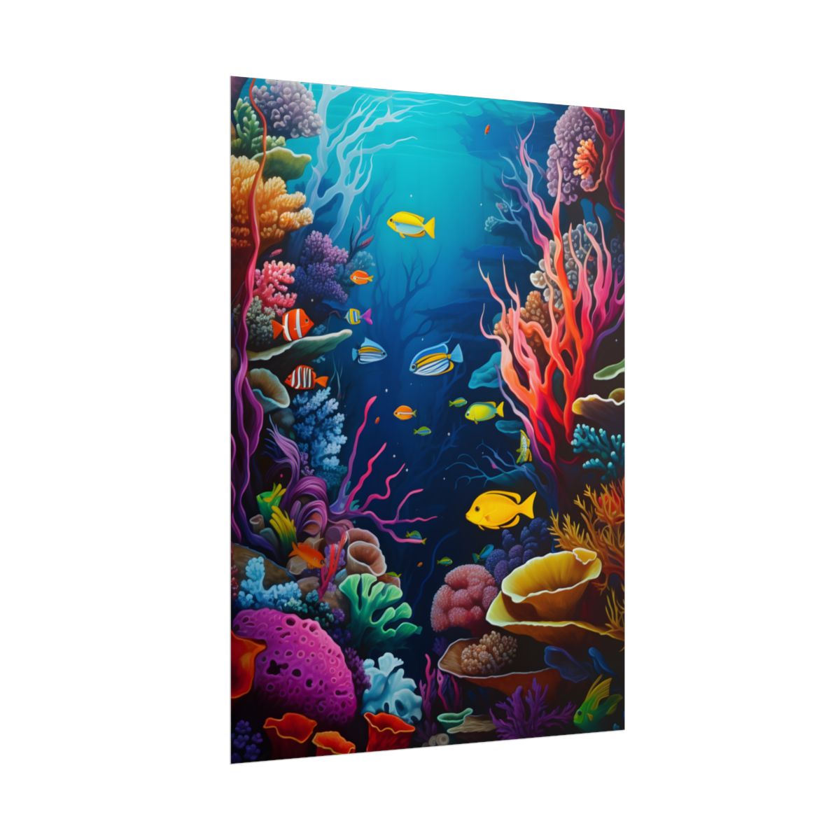 Vibrant Coral Reef: Underwater Paradise - Poster