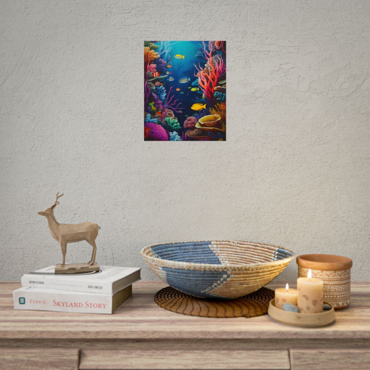 Vibrant Coral Reef: Underwater Paradise - Poster