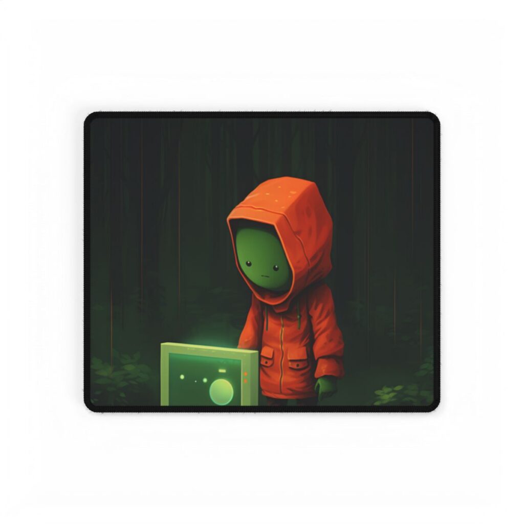 Vibrant Digital Pets: Pixel Art Friends - Desk Mat