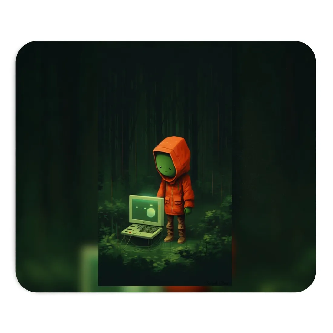 Vibrant Digital Pets: Pixel Art Friends - Mouse Pad