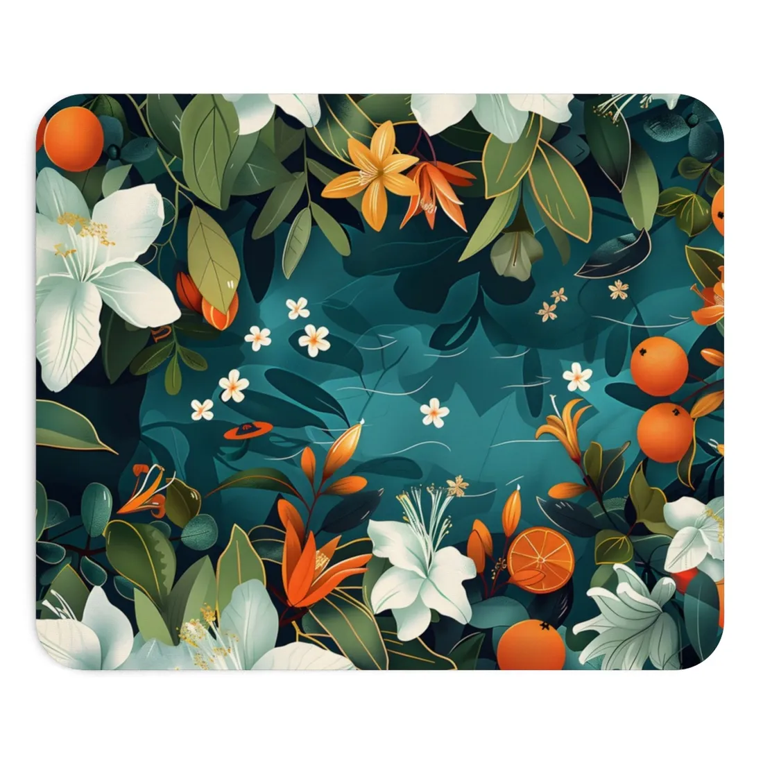 Vibrant Florida Map: Exploring Sunshine State Geography - Mouse Pad