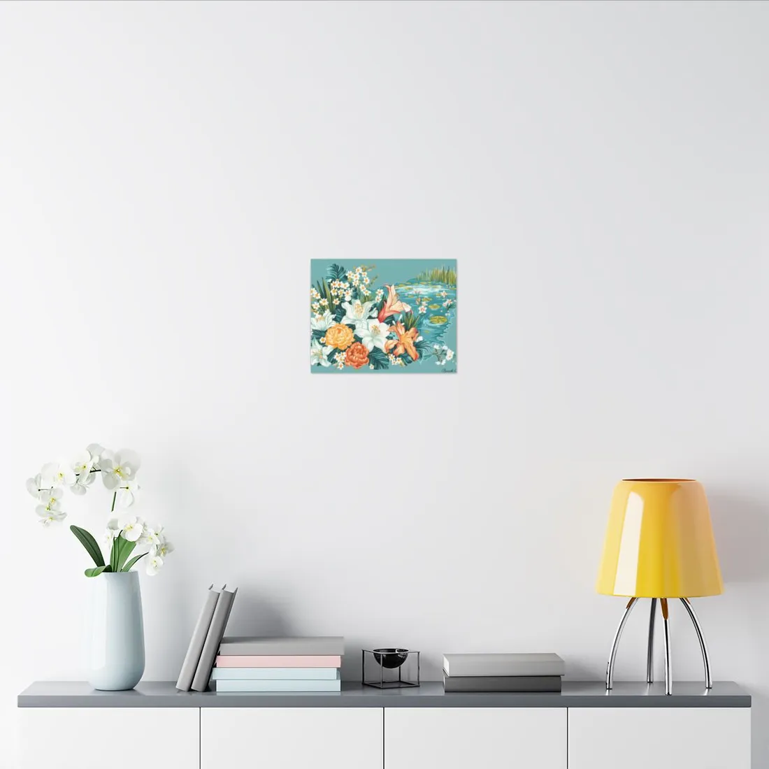 Vibrant Florida State Map: Colorful - Canvas