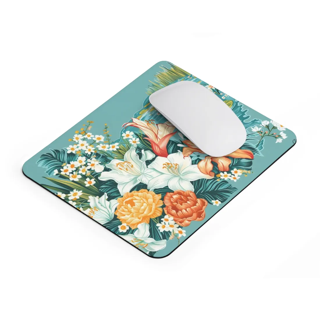 Vibrant Florida State Map: Colorful - Mouse Pad