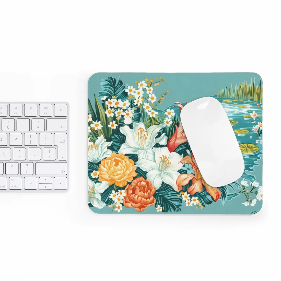 Vibrant Florida State Map: Colorful - Mouse Pad