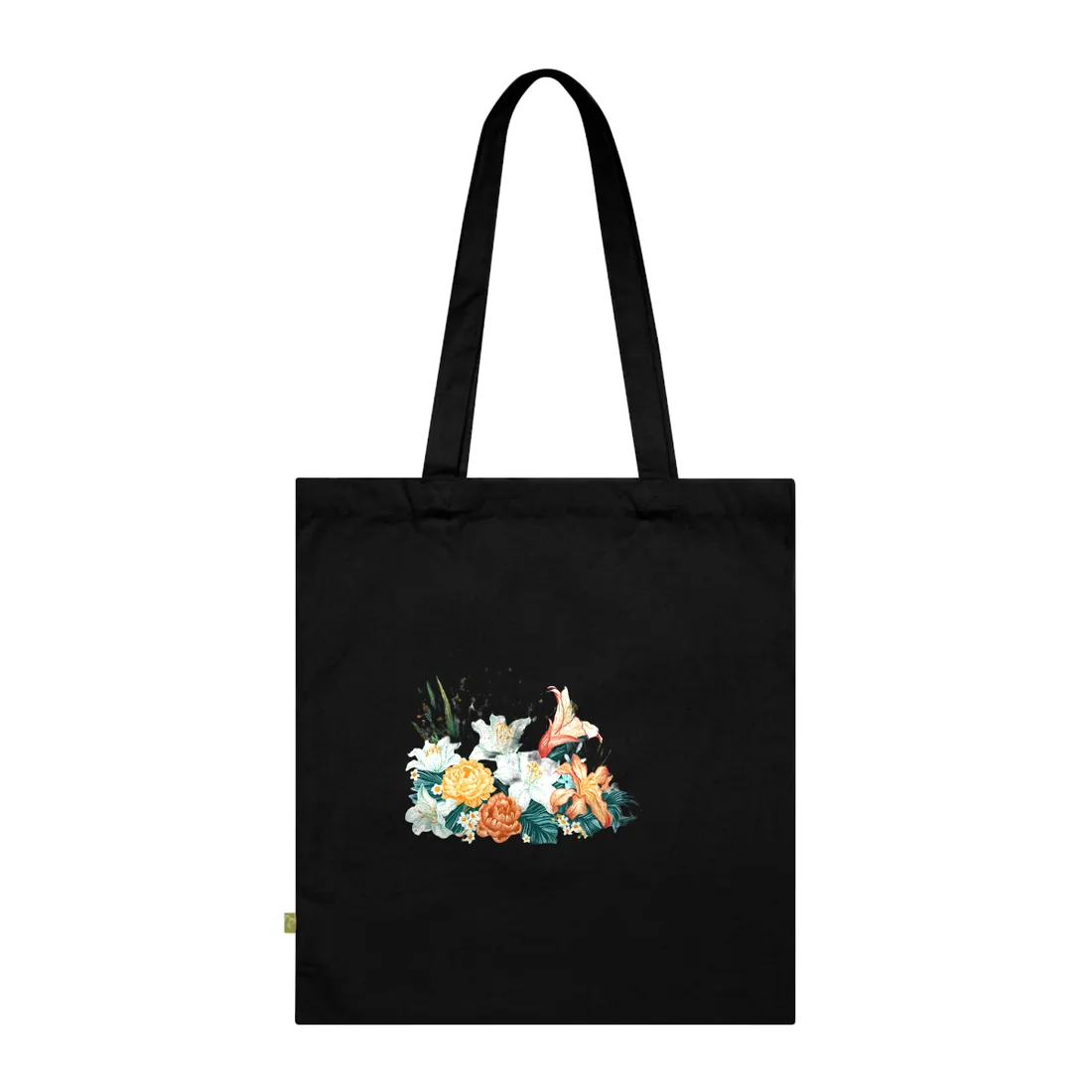 Vibrant Florida State Map: Colorful - Tote Bag (Black)
