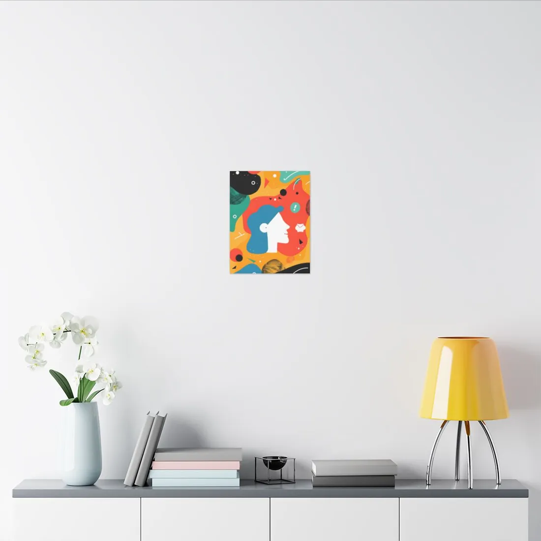 Vibrant Growth Mindset: Colorful Motivation Art - Canvas