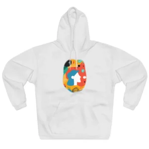 Profile Head Abstract Shapes Hoodie