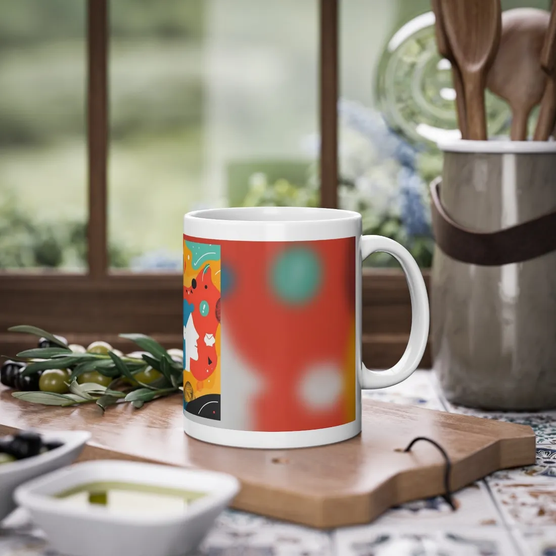 Vibrant Growth Mindset: Colorful Motivation Art - Mug