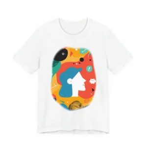 Profile Head Abstract Shapes T-Shirt