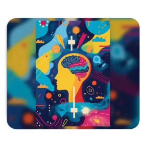 Colorful Mind Profile Mouse Pad