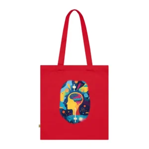 Colorful Mind Profile Tote Bag