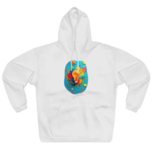 Light Bulb with Paper Cutouts Hoodie