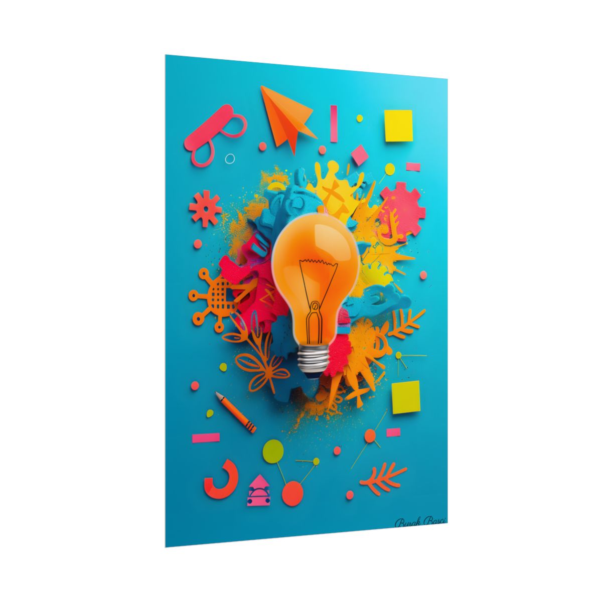 Vibrant Growth Mindset: Inspiring Artwork for Motivation - Poster