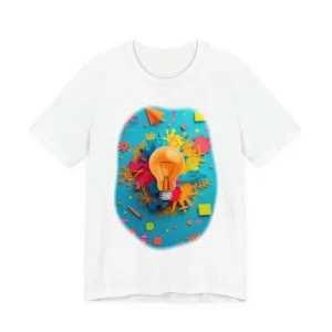Light Bulb with Paper Cutouts T-Shirt