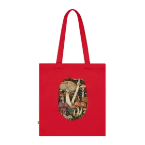 Assorted Mushrooms Illustration Tote Bag