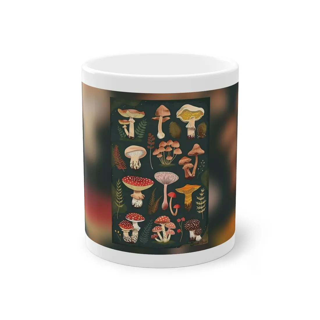 Vibrant Mushroom Poster: 2024 Batch - Mug