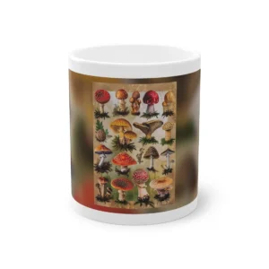 Assorted Spotted Mushrooms Mug