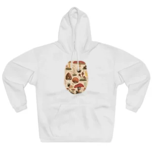 Vintage Mushroom Species Chart Hoodie