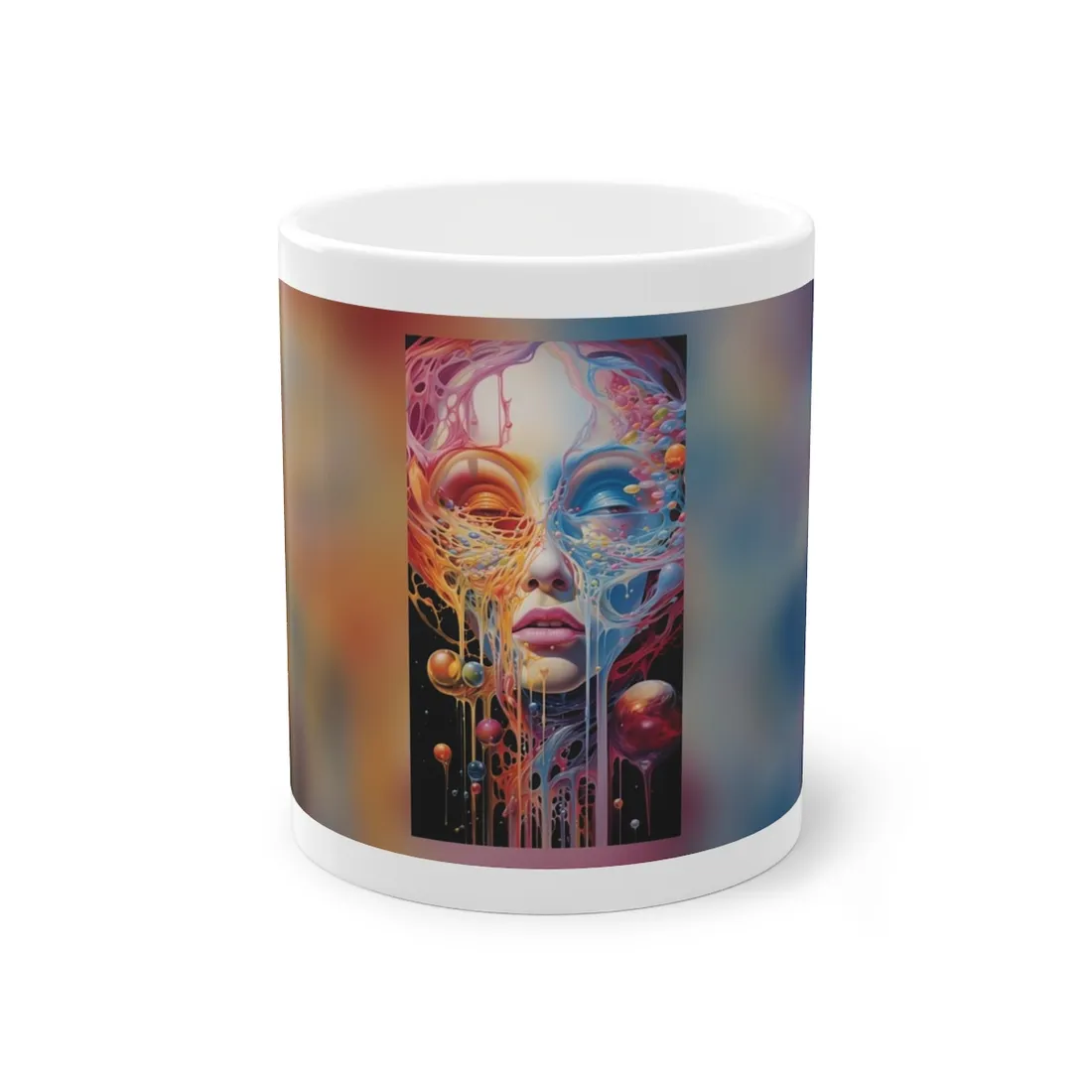 Vibrant Mystical Realms: Fantastical Portal - Mug