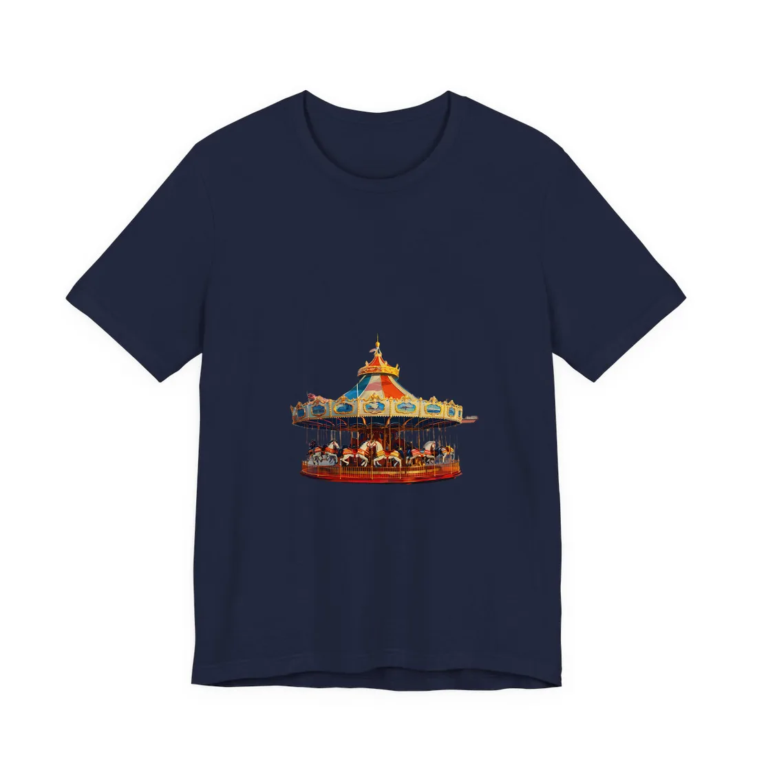 Vibrant Outdoor Adventure: A Vintage-Inspired - T-Shirt (Navy)