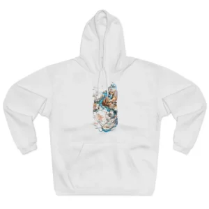 Paper Cut River Landscape Hoodie