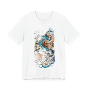 Paper Cut River Landscape T-Shirt