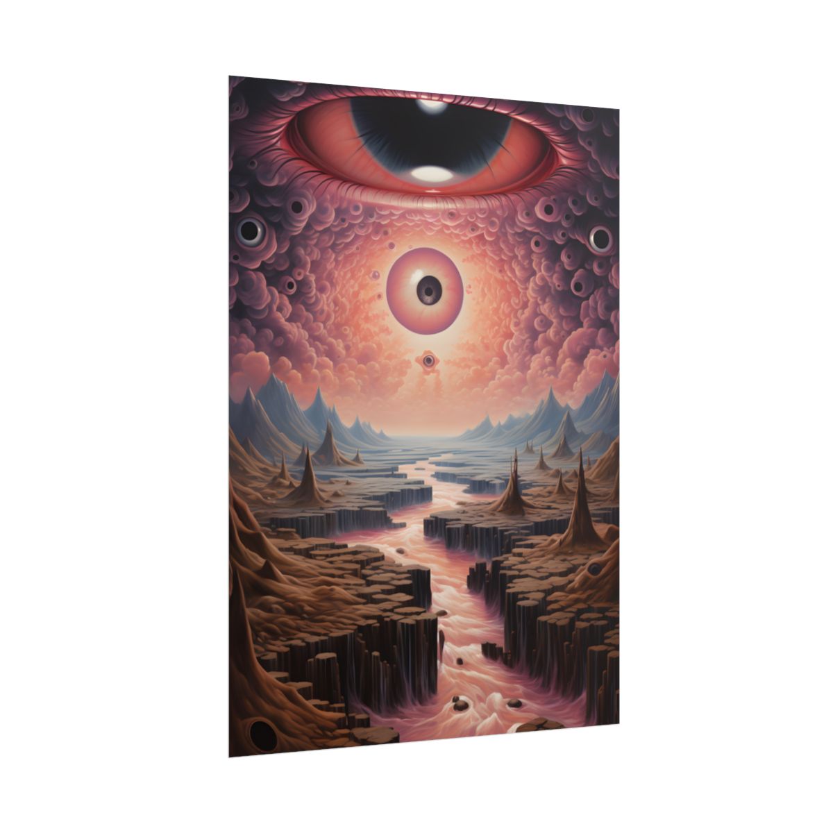 Vibrant Realms: Tears in Reality's Fabric - Poster