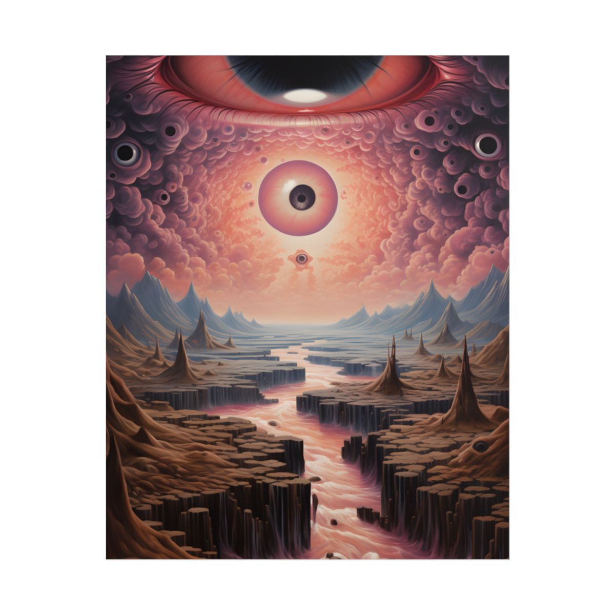 Vibrant Realms: Tears in Reality's Fabric - Poster