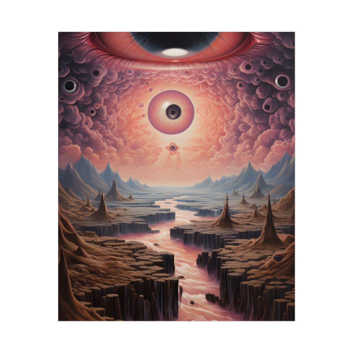 Vibrant Realms: Tears in Reality's Fabric - Poster
