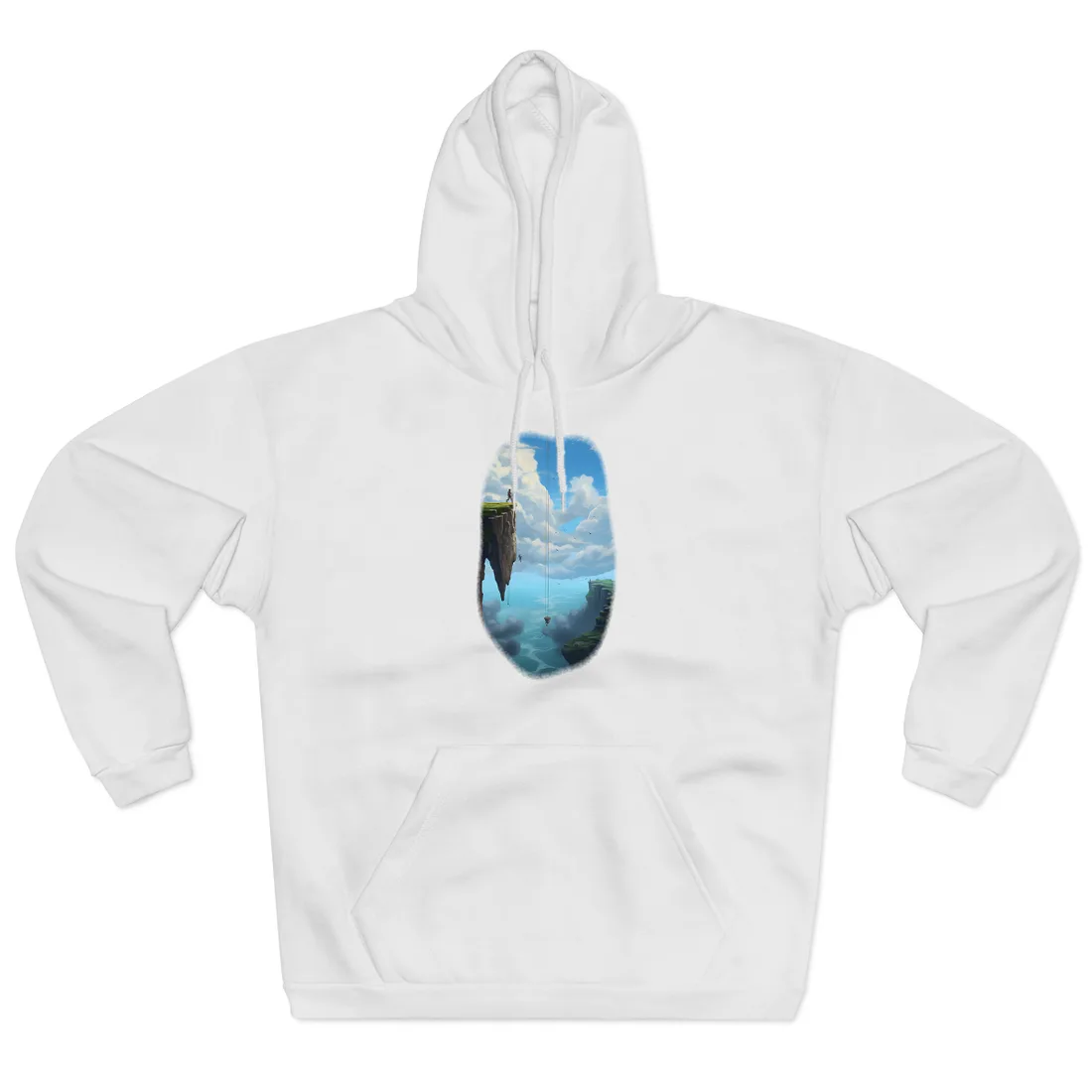 Vibrant Spring Flower Bouquet: Colorful Hoodie - Hoodie (White)