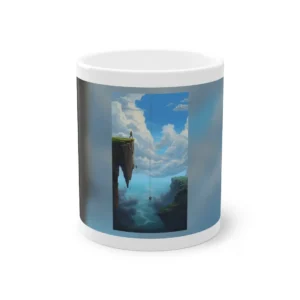 Cliff Edge over Clouds Mug